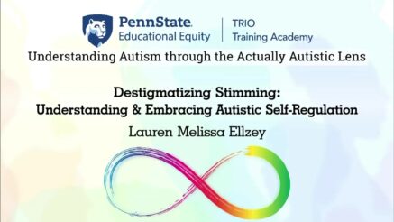 Destigmatizing Stimming: Understanding & Embracing Autistic Self-Regulation | Lauren Melissa Ellzey