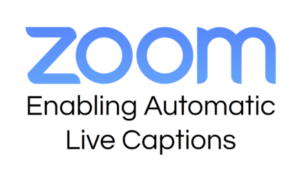 Zoom - Enabling automatic live captions